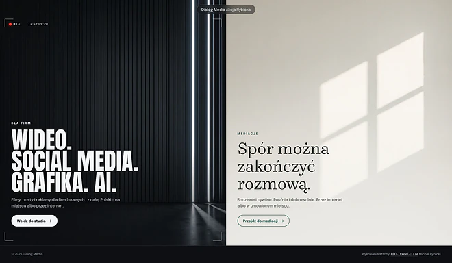 Dialog Media – strona firmowa agencji reklamowej i mediacji